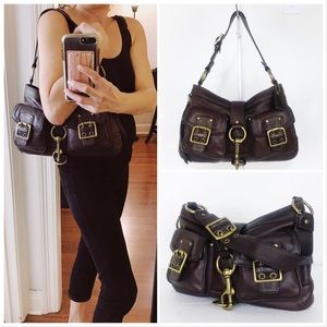 Coach Legacy Brown Mandy Vachetta Leather Hobo Bag